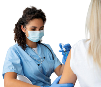 Vaccination in clinic